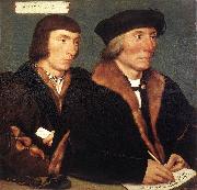 HOLBEIN, Hans the Younger Double Portrait of Sir Thomas Godsalve and His Son John oil painting artist